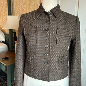 🤩 Trendy Dahlia Military style Jacket Size 12 🤩